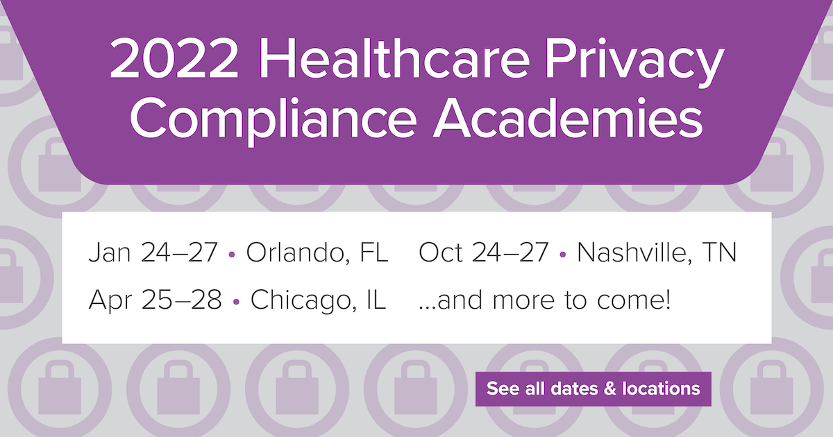 Healthcare Privacy Compliance Academy  Washington DC, USA